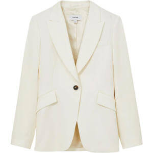 REISS MILLIE Single Breasted Peak Lapel Tailored Blazer